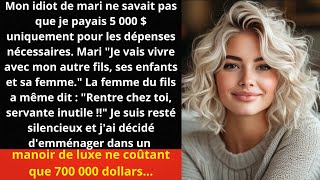 Mon idiot de mari ne savait pas que je payais 5 000  uniquement pour les dépenses nécessaires [upl. by Inoliel]