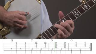 Beginning Banjo Rhythm 1 Lesson [upl. by Negyam209]