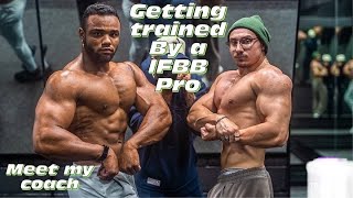 GETTING TRAINED BY A IFBB PRO  meet my coach [upl. by Gilud136]