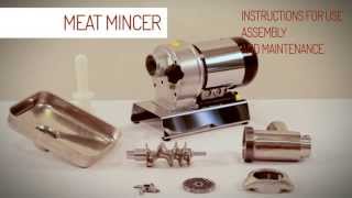 Trespade Meat Mincer Assembly and Instructions for use [upl. by Radferd]