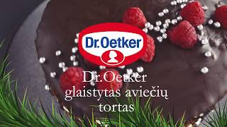 Dr Oetker šokoladinis tortas su avietėmis [upl. by Sorce543]