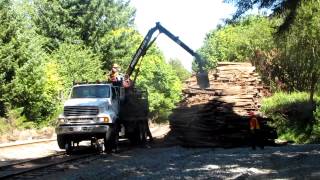 Recycling a mountain of rail ties [upl. by Giorgi]