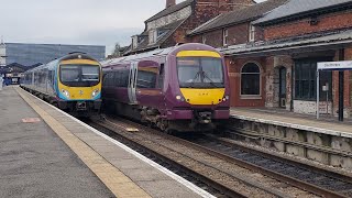 Trains at Grimsby Town amp Cleethorpes 14052024 [upl. by Aihselat]