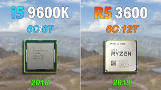 Ryzen 5 3600 vs i5 9600K  Are they still worth it in 2024 [upl. by Delastre]