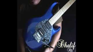 Dhalif Ali Fusion Blues Guitar Backing Track in A minor [upl. by Norvell]