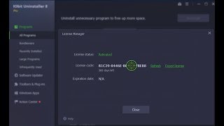 10  IObit Uninstaller Pro 8 0 2 19 تفعيل عملاق ازالة البرامج [upl. by Ettore933]