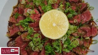 Beef Tataki  How To Make Sushi Series [upl. by Bracci]