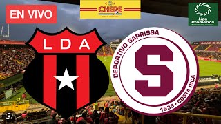 LD ALAJUELENSE VS SAPRISSA EN VIVO Jornada 8 Liga Promerica 2024 [upl. by Iives]