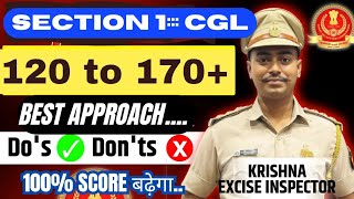 How to increase score in Section 1 Tier 2 SSC CGL  Strategy for section 1 tier2 SSC CGL [upl. by Aleihs905]