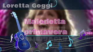 Loretta Goggi Maledetta primavera  karaoke [upl. by Isma487]