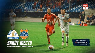 SKRÓT  Stal Rzeszów  BrukBet Termalica 9 kolejka Betclic 1 Ligi 14092024 [upl. by Hpejsoj]