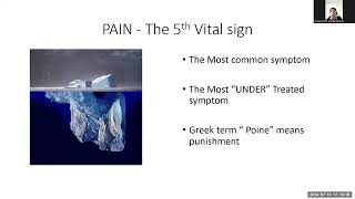 TIPSECHO Season 164 FCPM 35 Session 02Introduction to PainDr Punithavathy [upl. by Ynnod]