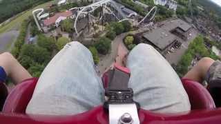 SCREAM Höchster GYRO DROP Tower  Heide Park Soltau Free Fall Tower [upl. by Vivie186]