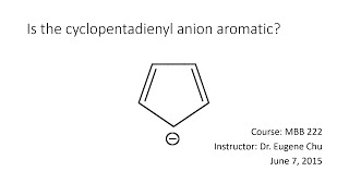 Cyclopentadienyl anion [upl. by Uball840]