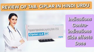 CIPLAR TABLET USES in hindi benefitsside effects dose [upl. by Anahsed]