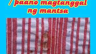 paano magtanggal ng mantsa sa decolorhow to remove stain on colored fabric [upl. by Virgie]