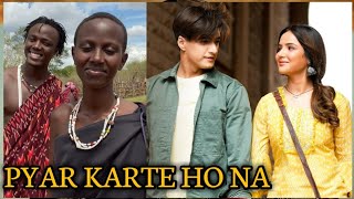 Pyar Karte Ho Na😍😍  Tanzanian Kili And Neema Singing  VIRAL MEDIA VYRLOriginals [upl. by Quickel]