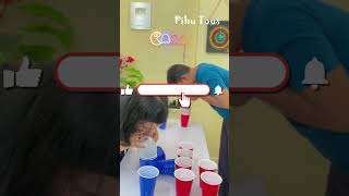 Blow the Balloon Collect the GlassFun Game for Kids and FamilyBalloon Game for Kids and Families [upl. by Lled]