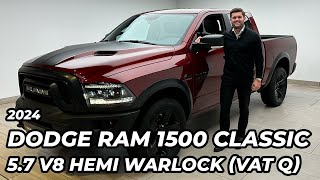 2024 Dodge RAM 1500 Classic 57 V8 HEMI Classic Warlock VAT [upl. by Retrak]