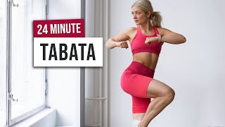 24 MIN TABATA HIIT Full Body  Super Sweaty Home Workout  No Equipment No Repeat [upl. by Gemini]