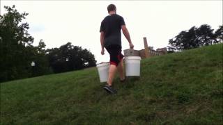 Farmer Walk Bucket Carries [upl. by Pega]