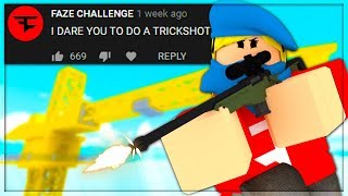 DARES And CHALLENGES in ARSENAL ROBLOX [upl. by Lovell]