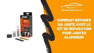 Comment réparer sa jante avec le kit de réparation pour jantes aluminium de Quixx [upl. by Enomad]