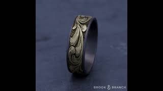 CFT6375137GTAY  75mm Barrel Script Patterned Ring [upl. by Adnoma]