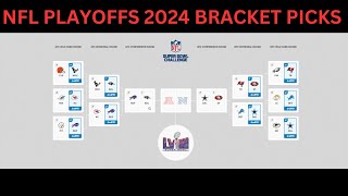 2024 NFL Playoffs Complete Bracket Picks [upl. by Verlie]