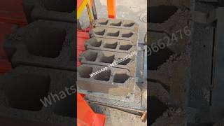 Concrete hollow block moulding machine cement floor tiles brick maker 6quot9quotblocks in Nigeria machine [upl. by Ena818]