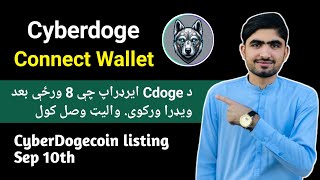 Cyberdoge Coin Airdrop  Connect Solana Wallet on Cyberdoge Airdrop  Cyberdoge Airdrop in pashto [upl. by Ecadnarb]