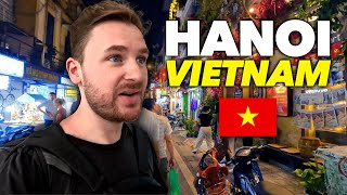 First Day in HANOI 🇻🇳 Vietnam is UNREAL [upl. by Dragon]