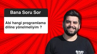 Yazılım Alanında Merak Ettiklerinizin Hepsini Cevapladım [upl. by Gael]