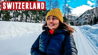 SWITZERLAND TRAVEL VLOG 🇨🇭 Ep 1  Visiting Zürich Rhine Falls amp Sledding in the Swiss Alps [upl. by Kerred212]