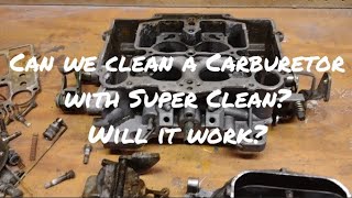 Can we clean a carburetor with Castrol Super Clean Will it work or destroy our carb [upl. by Ennire647]