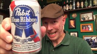 PBR Pabst Blue Ribbon Beer Review by A Beer Snobs Cheap Brew Review [upl. by Ainer]