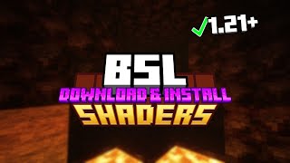 BSL Shaders 1213  download amp install BSL Shaders for Minecraft 1213 [upl. by Aynatan]