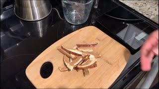 Reishi Ganoderma lucidum Mushroom Tea or Decoction  Simple Slow Cook Method [upl. by Eimor41]