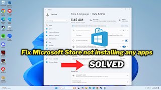 FIXED Microsoft Store not installing any apps [upl. by Nitfa]