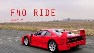 RIDE 720 bhp F40 LOUD acceleration sounds  Part 2 [upl. by Mead]