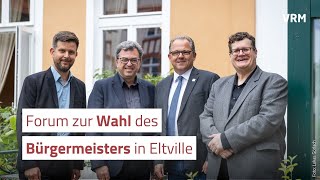 Forum zur Bürgermeisterwahl in Eltville [upl. by Mlehliw]