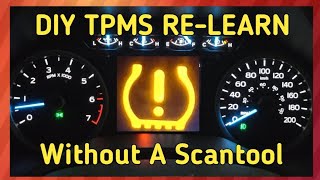 How To Relearn amp Reset TPMS Tire Pressure Monitor Sensor Light DIY 20152020 Ford F150 [upl. by Dearden]