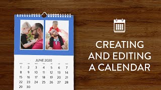 Creating and editing a calendar in Snapfish [upl. by Moe479]