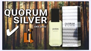 📍QUORUM SILVER 🐺  Perfume 🌲AMADERADO MUY MASCULINO 🪵 [upl. by Natanhoj]