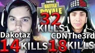 CDNThe3rd amp Dakotaz 32 Kills LEGENDARY Game 19 Fortnite Highlights [upl. by Eirot]