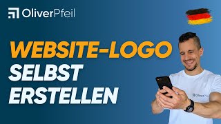 Logo für deine Website selbst erstellen 🇩🇪 [upl. by Ettenom]