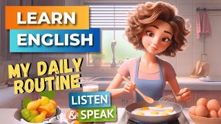 My Daily Routine  Improve Your English  English Listening Skills  Speaking Skills [upl. by Mortimer795]