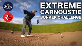 EXTREME CARNOUSTIE BUNKERS CHALLENGE  Rick Shiels Vs Peter Finch [upl. by Calesta]