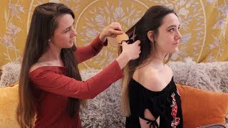 ASMR  Soft Spoken Hair Salon 2 Roleplay ♡ Scalp Massage Hair Cutting Brushing [upl. by Aenel172]