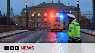 Gunman in mass shooting at Prague university was a student police say  BBC News [upl. by Lindblad253]